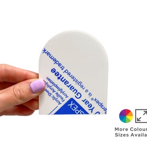 Arch Shape Craft Blank, 3mm Acrylic Cutout Blanks, Baby Shower Craft Supplies, Available In Multiple Colours & Sizes