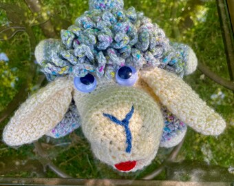 Crochet Sheep Hand Puppet Pattern: Amigurumi DIY (Digital Pattern)
