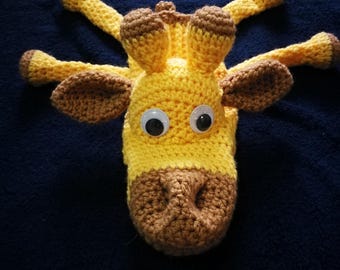 Crochet Giraffe Hand Puppet Pattern: Amigurumi DIY (Digital Download)