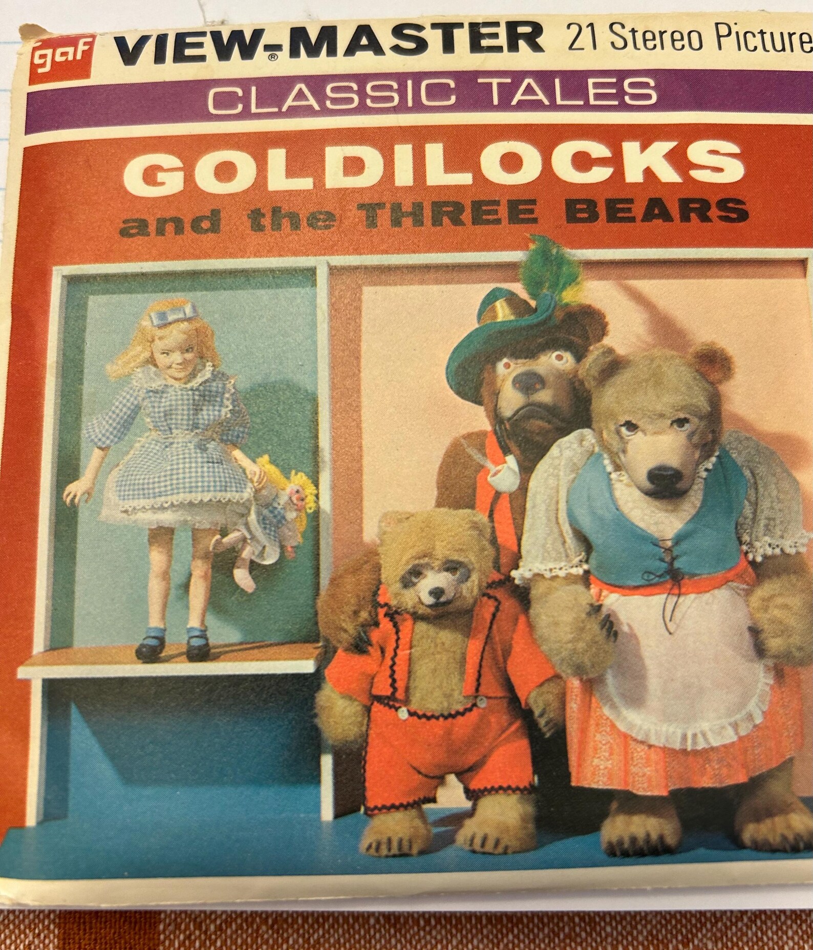 Goldilocks and the Three Bears Viewmaster 1963 3 Reels and Booklet - Etsy