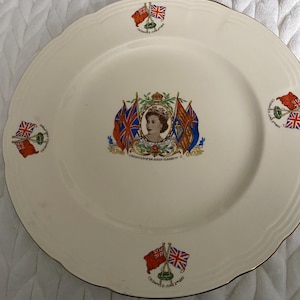Queen Elizabeth II Coronation plate