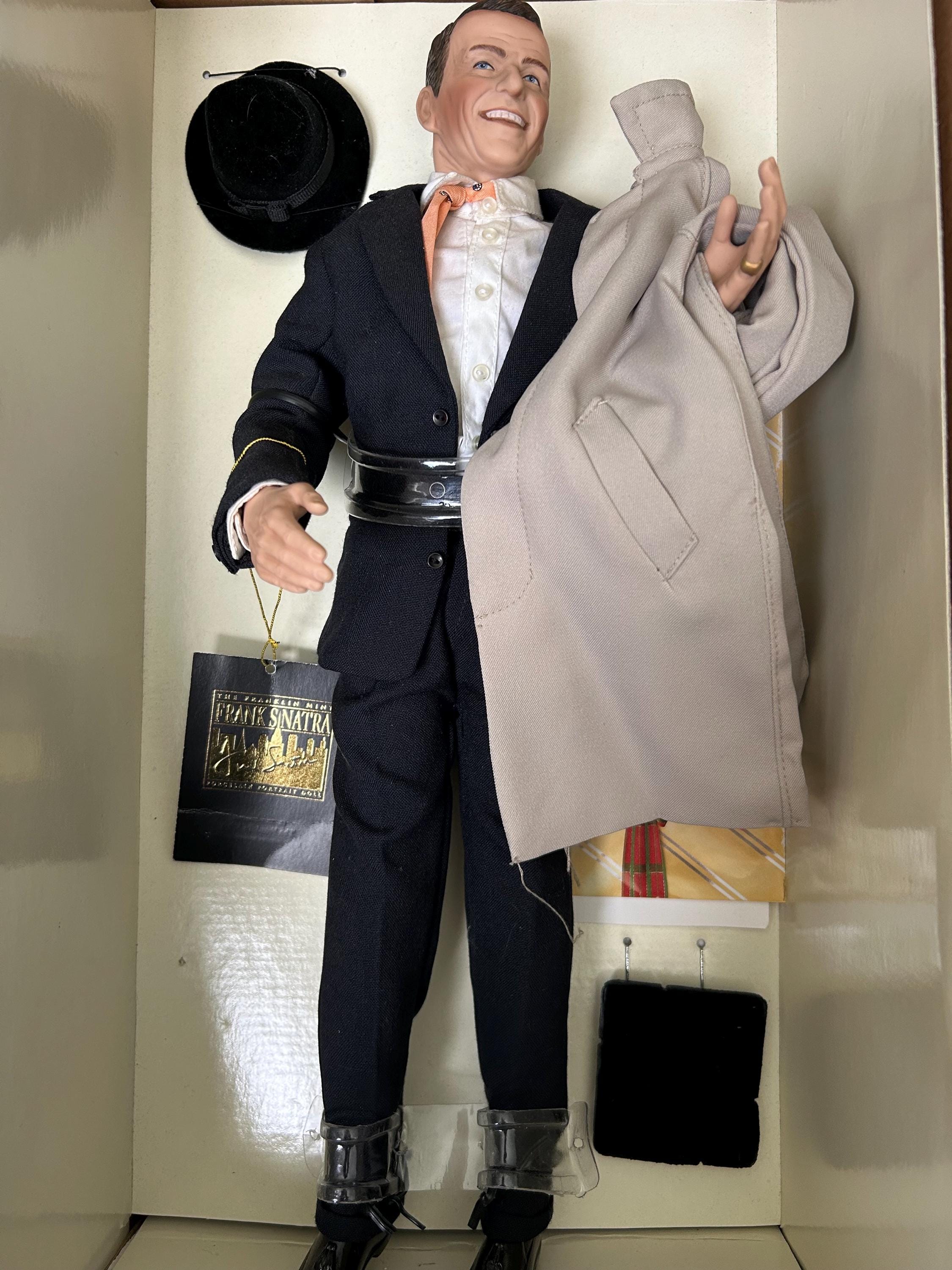 Franklin Mint Frank Sinatra Doll W/ Musical Base - Etsy