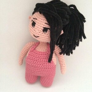 Chubby Girl Amigurumi Pattern – Crochet Doll PDF Tutorial, Instant Download