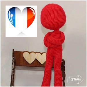 Modello base per corpo di bambola Amigurumi FRANCESE