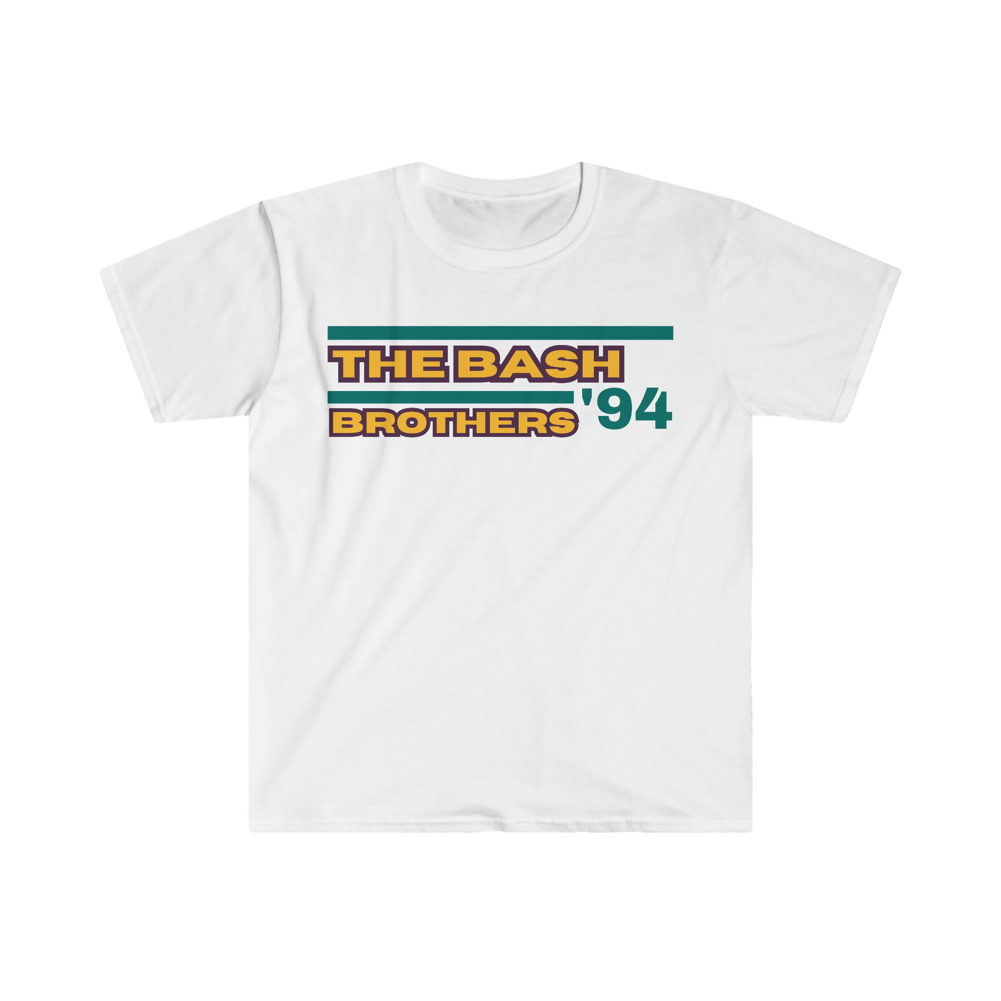 Fulton Reed #44 Mighty Ducks Movie Jersey T-Shirt Bash Brothers Hockey  Costume