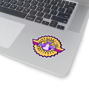 Imagination Institute | Figment | EPCOT Mascot | EPCOT | Disney | Kiss-Cut Stickers | Marron Commerce