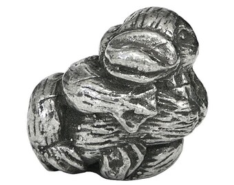 Platypus Pewter Metal Bead 3/4 inch (18 mm) by Green Girl Studios