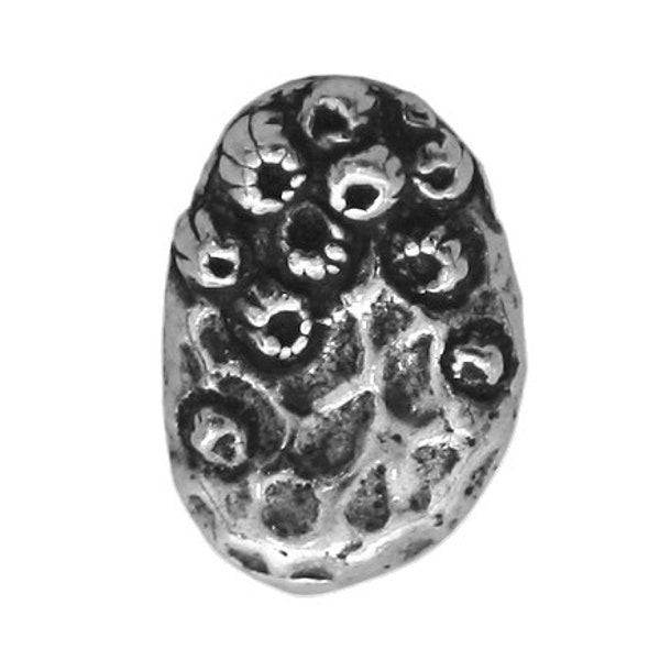 Little Barnacles 1/2 inch (13 mm) Pewter Metal Button by Green Girl Studios