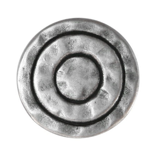 Set of 4 Mystic Rings 3/4 inch (19 mm) Metal Buttons Antique Silver Color (TBC)