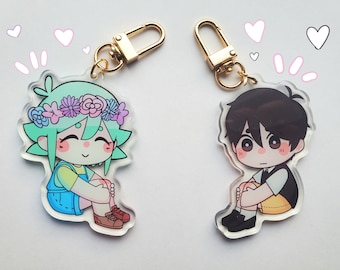 OMORI CHIBI Button Pin Set 缶バッジ OMORI】OMORI CHIBI Button Pin