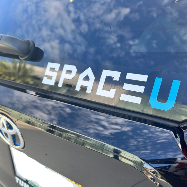 UCF SpaceU Sticker - UCF Knights | Space U | Vinyl Sticker | Central Florida | Vinyl Sticker for Outdoor Use
