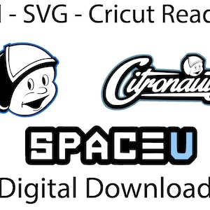 UCF SpaceU Logos | SVG Files | Cricut | Design Space | Knights | Citronaut | Silhouette