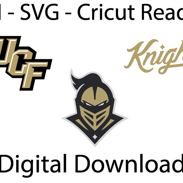 New UCF Logos | SVG Files | Cricut | Design Space | Knights | Knightro | Silhouette