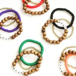 You Play I Pray Team Spirit Bracelet Sets | Sports Mom Bracelet | Beaded Bracelet | Baseball | Football | Volleyball | Golf | Softball
