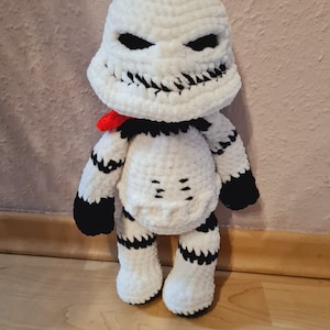Star Wars Trooper - Unikat (Amigurumi,  gehäkelt) ca. 35 cm, Puppe, Handmade gehäkelt