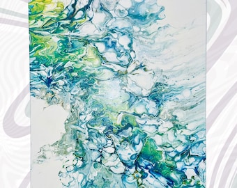Custom Acrylic Pour Painting - 3 Colors