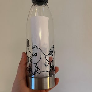 Moomin reusable water bottle | clear | 500ml eco water bottle