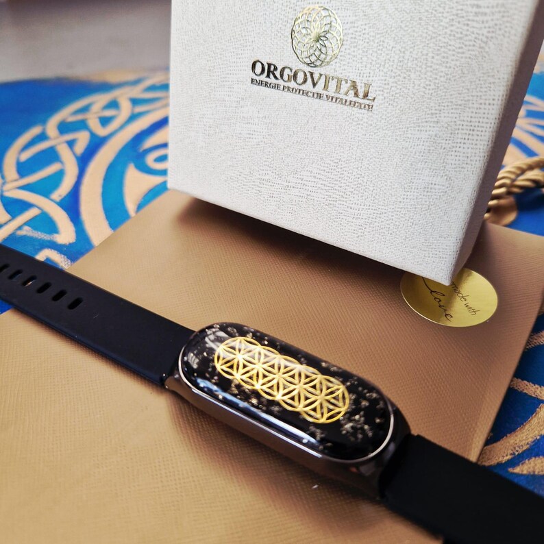 Orgonite Bracelet: EMF Protection, Black Tourmaline, 528Hz Love Frequency image 9