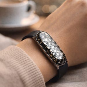 Orgonite Bracelet: EMF Protection, Black Tourmaline, 528Hz Love Frequency image 4