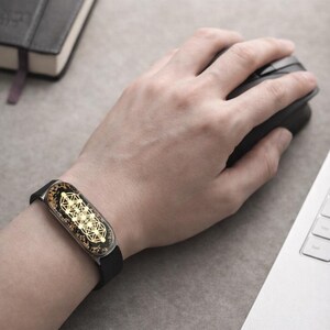 Orgonite Bracelet: EMF Protection, Black Tourmaline, 528Hz Love Frequency image 3
