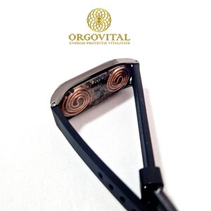 Orgonite Bracelet: EMF Protection, Black Tourmaline, 528Hz Love Frequency image 11