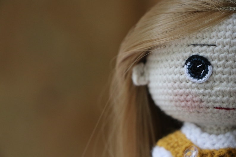 Easy Crochet Pattern Eyes Doll Amigurumi PDF Eng Etsy