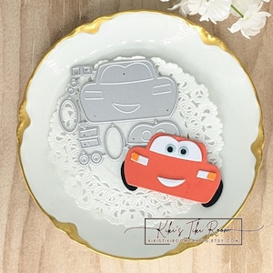 LIGHTENING McQUEEN Metal Cutting Die / For Scrapbooks / Cards/ Journals/ DIY Projects