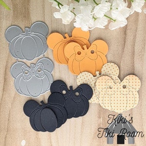 TWO PUMPKINS Metal Cutting Die Set / For Scrapbooks / Cards/ Journals/ DIY Projects