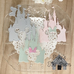 MINNIE CASTLE metalen snijmal / Voor plakboeken / Kaarten/ Tijdschriften/ DIY-projecten