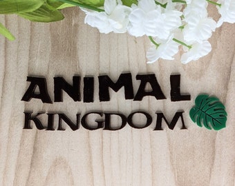 ANIMAL KINGDOM Acryl woordversiering/voor plakboeken/kaarten/dagboeken/planners/doe-het-zelfprojecten