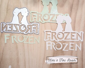 FROZEN PRINCESS Metall Stanzform / Für Scrapbook / Karten / Journals / DIY Projekte
