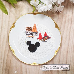 COZY CONE Set of 3 Resin Flatback Embellishments/ For Scrapbooks / Cards/ Journals/ DIY Projects