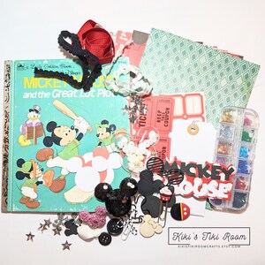 MOUSE #3 UPCYCLE Little Golden Book livre d'autographes/Journal indésirable/Livre recyclé/Livre unique/Scrapbooking/Cartes/Projet de bricolage
