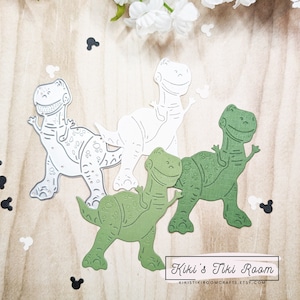 Matriz de corte de metal Toy Story REX DINOSAUR / para álbuns de recortes / cartões / diários / projetos DIY