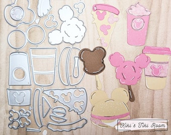 SNACK TREATS Metal Cutting Dies / For Scrapbooks / Cards/ Journals/ DIY Projects