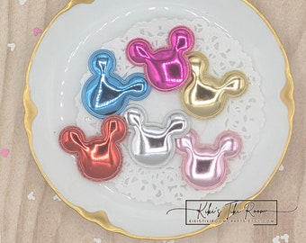 SHINY Set of 6 Padded Appliques / For Scrapbooks / Cards/ Journals/ DIY Projects / Planner / Bookmark