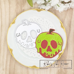 POISON APPLE Metal Cutting Dies / For Scrapbooks / Cards/ Journals/ DIY Projects