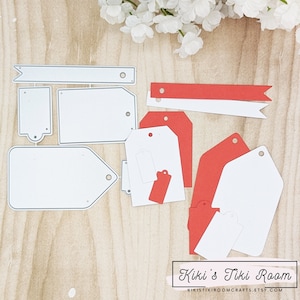 TAG ASSORTED Set Metal Cutting Dies / For Scrapbooks / Cards/ Journals/ DIY Projects
