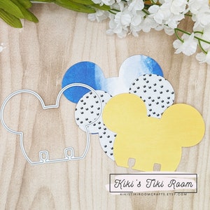 MAUS RLODEX Karten Metall Stanzform / Für Scrapbooks / Karten / Journals / DIY Projekte
