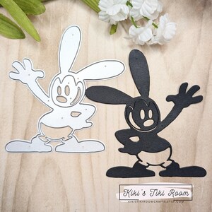 OSWALD RABBIT **Exklusiv** Metall Stanzform / Für Scrapbook / Karten / Journal / DIY Projekte