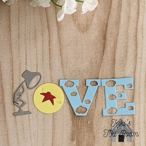 LOVE TOY Story Metal Cutting Dies / Para álbumes de recortes / Tarjetas / Diarios / Proyectos de bricolaje