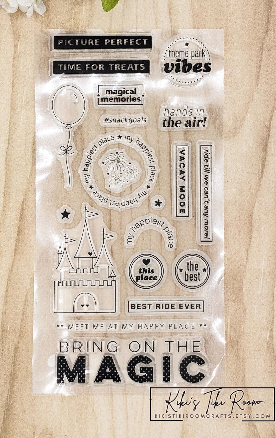 Card Making Magic Stamp Set BRING ON the Magic #25 Decorative Stamp Set/ for Scrapbooks/ Cards ...