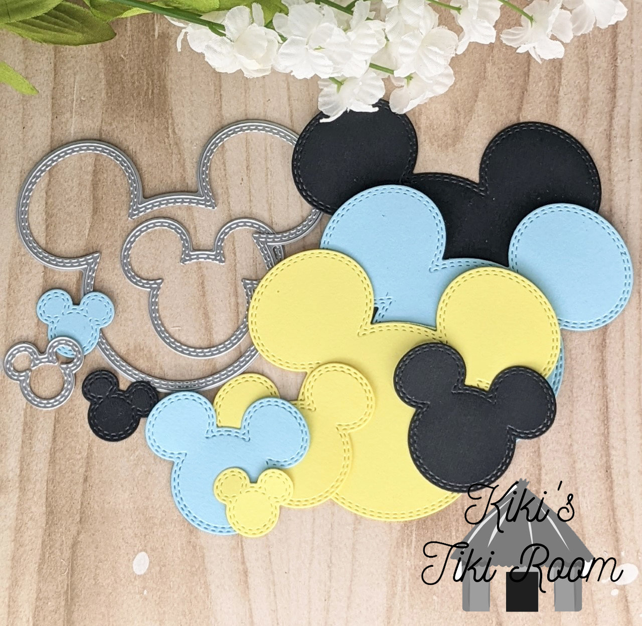 MOUSE STITCHED Set Cutting Die / For Scrapbooks / Cards/ Journals/ DIY Projects