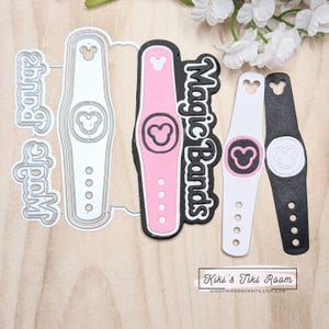 MAGIC BAND ** Exclusivo ** Conjunto de matrizes de corte / para álbuns de recortes / cartões / diários / projetos DIY