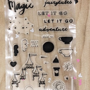 FAIRYTALES SET # 16 Decorative Stamp Set/ For Scrapbooks/ Cards /Planners/ DIY Projects