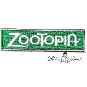 TITEL ZOOTOPIA Broderade Stryk-på-lappar/Sy-på-lappar/För Scrapbooks/Tidskrifter/Gör-det-själv-projekt