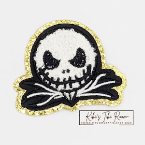 NIGHTMARE JACK Chenille haftowana naszywka do prasowania/naszywka do przyszycia/do albumów/dzienników/projektów DIY