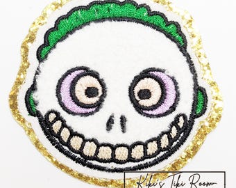 Parche bordado de chenilla para planchar o coser, ideal para álbumes de recortes, diarios y proyectos de bricolaje.