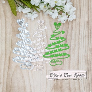 HOLIDAY TREE *Exclusivo* Matrizes de corte de metal / para álbuns de recortes / cartões / diários / projetos DIY