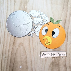 VOGEL ORANGE *Exklusive* Metall Stanzformen / Für Scrapbook/ Karten/ Journal/ DIY Projekte